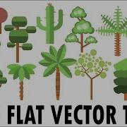 How To Make 15 Different Types Of Flat Vector Trees Inkscape Tutorial Sids Art