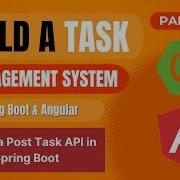 Task Management System With Spring Boot Angular Create A Post Task API In Spring Boot Part 18