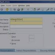 Creation Of User In Oracle Applications 11i R12