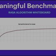 Rasa Algorithm Whiteboard Meaningful Benchmarks