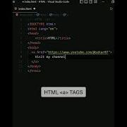 Html Href Tags HTML Coding Html
