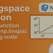 NumPy Lec 35 Np Logspace Function Another Function Similar To Np Linspace But For Log Scale