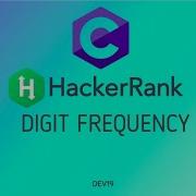 14 Digit Frequency Hackerrank C Solutions