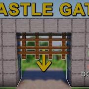 EASY Castle Gate In Minecraft Tutorial