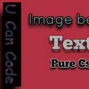 Image Behind Text PURE CSS FLEXBOX