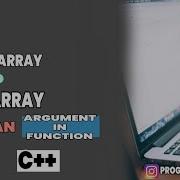 Passing Array As A Parameter Of Function In C TUTORIAL 10