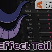 Live2D Tutorial Simple 3D Effect Tail With JUST ONE LAYER