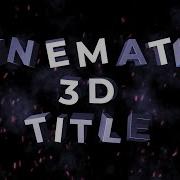 3D Cinematic Title Animation Tutorial In After Effects Element 3D Text Animation