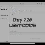 Day 726 LeetCode Problem 2133 Check If Every Row And Column Contains All Numbers Swift