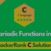 HackerRank Variadic Functions In C Problem Solution C Problems Solutions Programmingoneonone