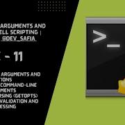 Command Line Arguments And Options In Shell Scripting Tutorial By Dev Safia