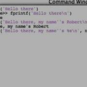 Команда FPRINTF