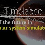 Time Lapse Of The Future Full Screen Solar System Sim