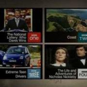 BBC Two Christmas 2007 Cross Channel Promotion Menu