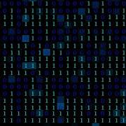 Abstract Binary Code Technology Background Abstract Motion Video Background Stock Footage