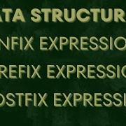 Infix Prefix And Postfix Examples Postfix Evaluation Using Stack Data Structures Playlist 23