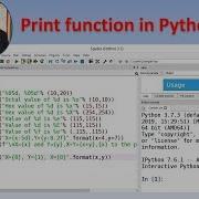 Using The Print Function In Python Print Formatting Variables Format Specifiers And More
