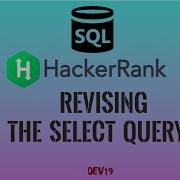 1 Revising The Select Query 1 HackerRank SQL Solutions