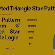 Java Pattern Printing One Sided Inverted Triangle Star Pattern Coding With Harichselvamc