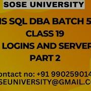 Batch 57 MS Sql DBA Class 19 Group Logins And Server Roles Part 2 Contact 91 9902590140
