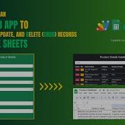 How To Create An Online Data Entry Form That Can Perform CRUD Operations On Google Sheets