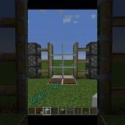 MINECRAFT HOW TO MAKE GLASS DOOR AUTOMATIC Minecraft