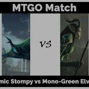 MTG Modern Simic Stompy Vs Mono Green Elves Magic The Gathering Gameplay On MTGO