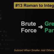 LeetCode 13 Roman To Integer In Java Brute Force Vs Greedy O N Cleanest Parsing Trick