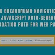 Dynamic Breadcrumb Navigation With HTML CSS And JavaScript Step By Step Guide