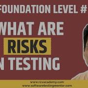 ISTQB Foundation Level 43 Risks In Software Testing