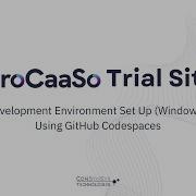 Development Environment Set Up Windows Using GitHub Codespaces