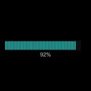 Progress Bar 100 Lines Overlay Loading Screen Graphics HUD Display Animation Motion Graphics