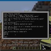 ComputerCraft Lua 1 8 Fundamentals User Input String Manipulation