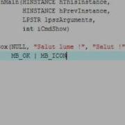 MessageBox C Win32 API