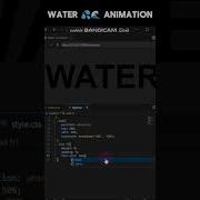 Water Wave Text Animation Using Html CSS Only Textanimation Cssanimation Csshovereffect Html