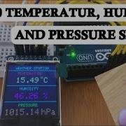 Weather Station Using BME280 Temperature Humidity And Pressure Sensor With Arduino