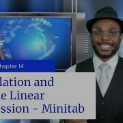Minitab Correlation And Simple Linear Regression Analysis