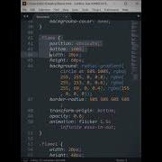 Candle Flame Effect HTML CSS