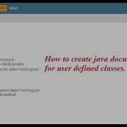 Documentation Comments Usage Of Javadoc Creating Java Doc Html Page Identifiers