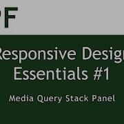 Media Query Stack Panel WPF RESPONSIVE DESIGN ESSENTIALS 1 NET CORE