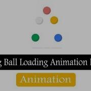 Bouncing Ball Loading Animation Pure CSS Animation Using HTML CSS