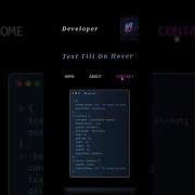 Text Fill On Hover Shortvideo Css Cod