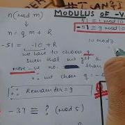 Finding The Modulus Of A Negative Number
