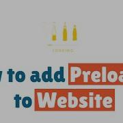 How To Add Preloader To Website Using HTML CSS And JavaScript