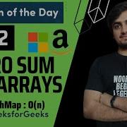 DAY 62 Zero Sum Subarray GFG POTD Hashing Prefix Sum Arrays