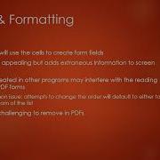 Accessible PDF Forms IT Accessibility Initiative