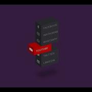 CSS 3D Isometric Social Media Menu Hover Effects Using HTML CSS Project 80