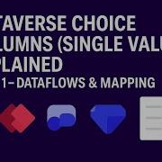 Dataflows Part 1 Dataverse Choice Columns Single Value Power Platform Tutorial