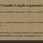 Command Line Argument And Varargs In Java Object Oriented Concept Engineering VTUeLearning