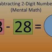 Subtracting 2 Digit Numbers Mental Math
